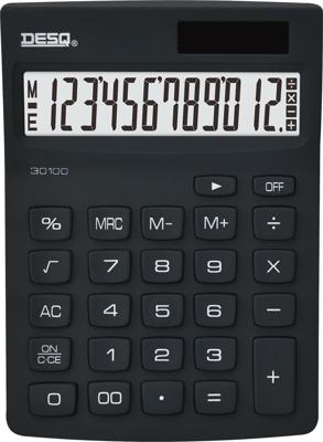 Rekenmachine desq compact zwart