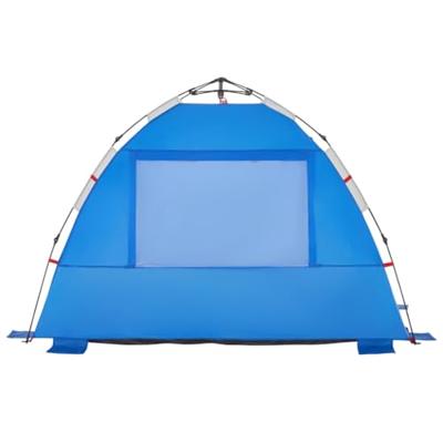 VidaXL Strandtent 2-persoons waterdicht snelontgrendeling azuurblauw VidaXL Strandtent 2-persoons waterdicht snelontgrendeling azuurblauw