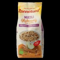 Zonnatura Muesli appel kaneel glutenvrij bio 375 Gram - thumbnail