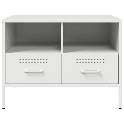 Tv-meubelen 2 st 68x39x50,5 cm staal wit