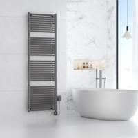 Wiesbaden Elara Smart WiFi Elektrische Radiator 181.7x60cm - Gunmetal - thumbnail
