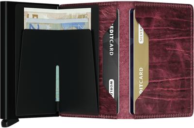 Secrid Mini Wallet Portemonnee Dutch Martin Bordeaux Secrid Mini Wallet Portemonnee Dutch Martin Bordeaux