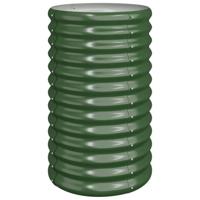 VidaXL Plantenbak 40x40x68 cm gegalvaniseerd staal groen - thumbnail