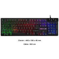 Combo KRYPTON - THE G-LAB - Retro bedraad gamingtoetsenbord en muispakket - RGB-verlichting - thumbnail