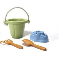 Green Toys Strandset met emmer, hark, zandvorm en schep - thumbnail