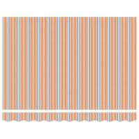 Luifel vervangende stof voor 2.5x2 m frame Multicolor gestreept - thumbnail