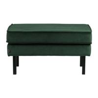 BePureHome Rodeo Hocker - Velvet - Green Forest - thumbnail