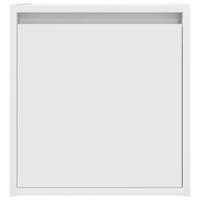 Nachtkastje wandmontage 38x34x40 cm wit - thumbnail