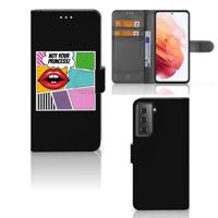 Samsung Galaxy S21 | Wallet Case | met Pasjes | Popart Princess - thumbnail