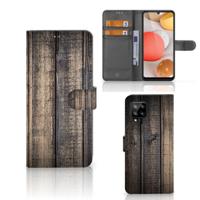 Samsung Galaxy A42 5G | Book Style Case | Steigerhout - thumbnail