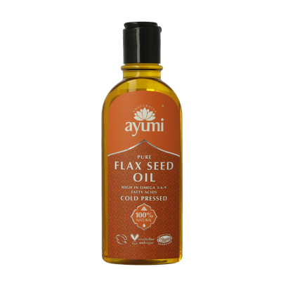 Ayumi Pure flax seed oil cold pressed 150 Milliliter