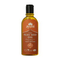 Ayumi Pure flax seed oil cold pressed 150 Milliliter - thumbnail