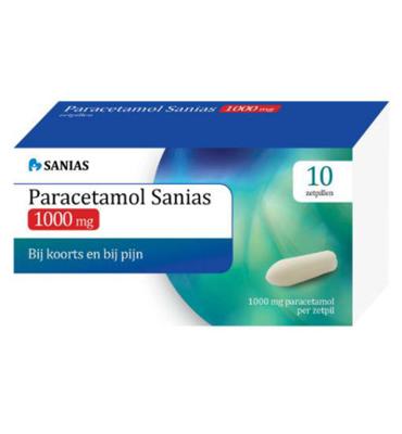 Sanias Paracetamol 1000 Mg (10zp) Sanias Paracetamol 1000 Mg (10zp)