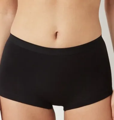 Ten Cate Basics Organic Cotton Stretch Short 4-pack Zwart-S