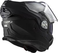 LS2 opklaphelm "ff901 advant x solid" helmet advant x solid black gr. 3xl - thumbnail