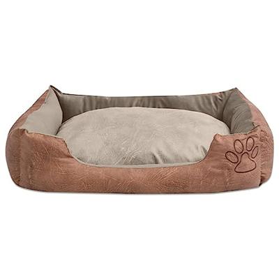 VidaXL Hondenbed kussen pu-kunstleer maat xl beige