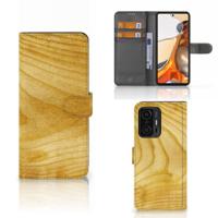 Xiaomi 11T | 11T Pro | Book Style Case | Licht Hout - thumbnail