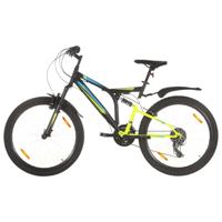 vidaXL Mountainbike 21 versnellingen 26 inch wielen 49 cm zwart - thumbnail