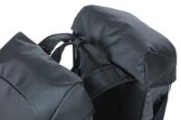 Basil miles tarpaulin - dubbele fietstas, waterdicht, 34l, zwart/oranje - thumbnail