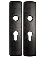 Binnendeurbeslag klik zwart L pc55 - thumbnail