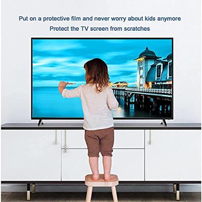 32-75 inch tv-displaybeschermfolie anti-blauw licht anti-kras anti-vingerafdruk vermindert vermoeidheid van de ogen, compatibel met LCD, LED, 4K OLED en QLED HDTV