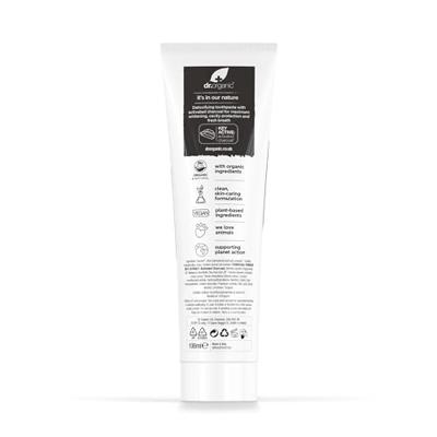 Dr Organic Activated Charcoal Extra Whitening Toothpaste