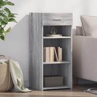 Dressoir 40x42,5x93 cm bewerkt hout grijs sonoma eikenkleur - thumbnail