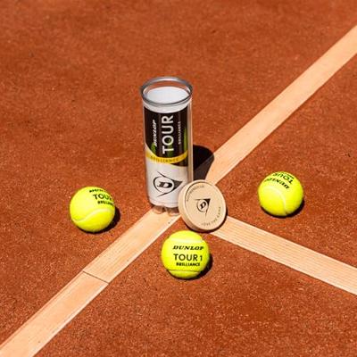 Tennisballen Dunlop D TB TOUR BRILLANCE 3 PET 601620 Geel