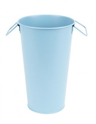 Esschert Design Vaas 25,9 X 16,2 Cm Zink Lichtblauw