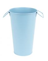 Esschert Design Vaas 25,9 X 16,2 Cm Zink Lichtblauw - thumbnail