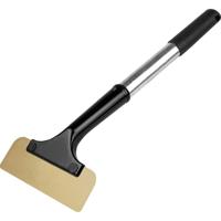 APA Kunststof, Aluminium, Brons IJskrabber (l x b x h) 45 x 140 x 480 mm Bus, Vrachtwagen, Auto, Van, Camper Zwart/zilver, Brons - thumbnail