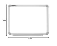 OFFICE products whiteboard, gelakt staal, magnetisch, ft 90 x 60 cm - thumbnail