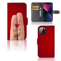 iPhone 13 Mini | Wallet Case | met Pasjes | Liefde - Origineel Romantisch Cadeau - thumbnail