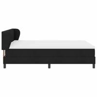 Boxspringbed met matras met matras Zwart 140 x 200 cm Stof - thumbnail