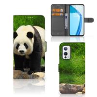 OnePlus 9 | Telefoonhoesje | Met pasjeshouder | Panda - thumbnail