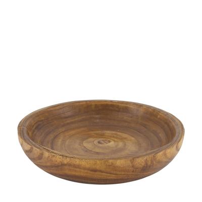 Schaal rond hout Ø35x7cm