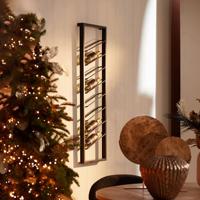 Light & Living Wijnrek Amore - Zwart - 8 Flessen - thumbnail