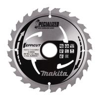 Makita Accessoires Cirkelzaagblad Hout Efficut 185x30x1,45 24T 23g - E-08682 - thumbnail