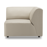 HKliving Jax bank right end Pure Ivory - thumbnail