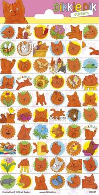 Totum Stickervel dikkie dik