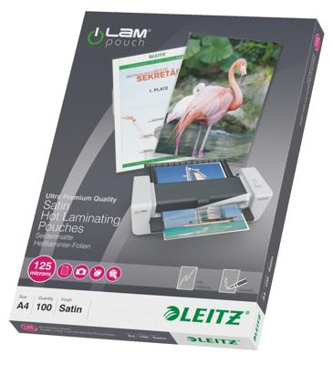 Leitz iLAM lamineerhoes ft A4, 250 micron (2 x 125 micron), mat, pak van 100 stuks