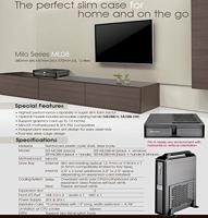 Silverstone SST-ML08B-H computerbehuizing Small Form Factor (SFF) Zwart - thumbnail