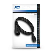 ACT AC3315 Stroomkabel C13 - C14 Zwart - 1,8 meter - thumbnail