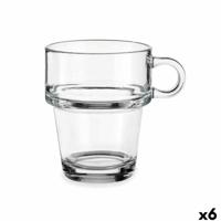 Theeglas en koffieglas Vivalto Z908-9/BHA6 Transparant Glas 270 ml (6 Stuks) - thumbnail