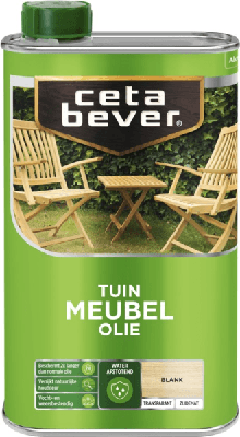 Cetabever Tuin Meubel Olie Spuitbus Transparant Zijdemat - 0,4 liter