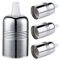 Light depot - fitting Shine E27 - zilver - Outlet - thumbnail