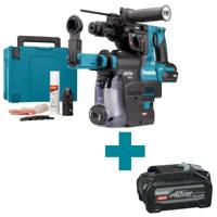Makita accu combihamer - HR004GZ02 - SDS-Plus - 40V Max - excl. accu en lader - in doos met stofafzuigunit - thumbnail