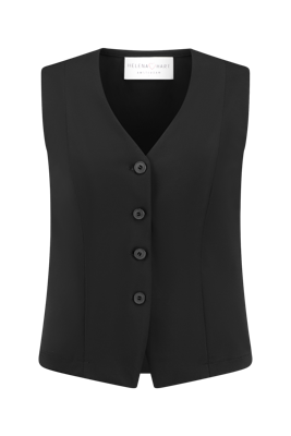 Helena Hart 7541 Gilet Transfer Gilets Zwart