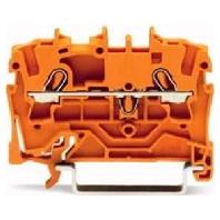 WAGO 2002-1202 Doorgangsklem 5.20 mm Spanveer Oranje 100 stuk(s)