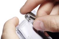 Textielkoord Durable 8127 met karabijnhaak softcolor zwart 10 stuks - thumbnail